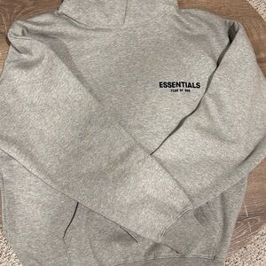 Fear of God Essentials Gray Turtleneck Sweater